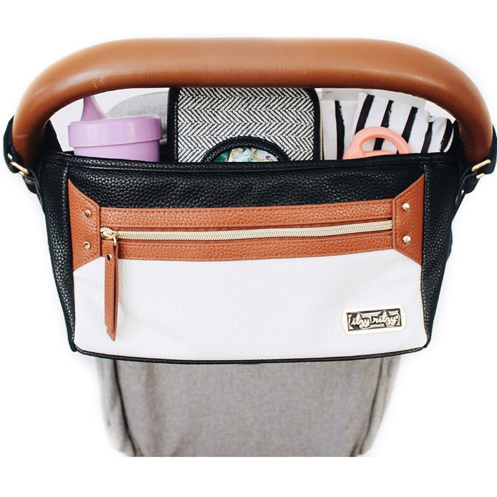 NEW Itzy Ritzy Stroller bag- Coffee and Cream